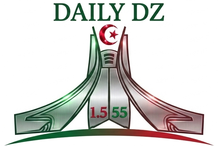 Logo du média Daily DZ représentant le monument Maqam Echahid et les symboles nationaux algériens.